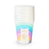 Over the Rainbow 9oz Cups, 8Pk