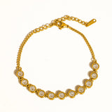 Rhinestone Chain Bracelet