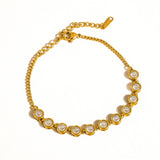 Rhinestone Chain Bracelet