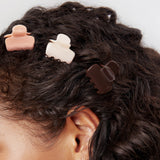 KITSCH Rosewood Mini Cloud Claw Clips, 8pcs.