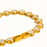 Round Rhinestone Bracelet
