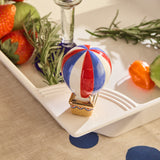 Red, White & Balloon (Hot Air Balloon) Nora Fleming Mini