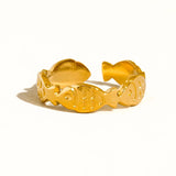 Sardine Fish Band Adjustable Ring