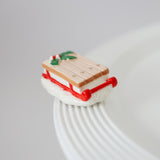 Ho Ho Whoa! (Wooden Sled), Nora Fleming Decorative Mini
