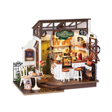 DIY Miniature House Kit: Slow Life Café