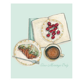 Slow Mornings Only Art Print (8x10)
