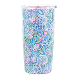 Lilly Pulitzer Stainless Steel Soileil It On Me Thermal Mug with Lid, 20oz.