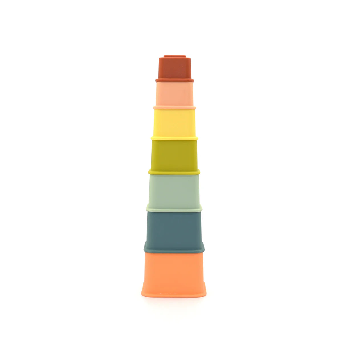 Square Silicone Stacking Cups
