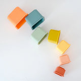 Square Silicone Stacking Cups