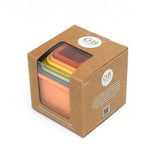 Square Silicone Stacking Cups