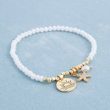 Pavé Starfish Stretch Charm Bracelet