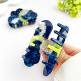 Starry Sky with Moon & Clouds Claw Hair Clip