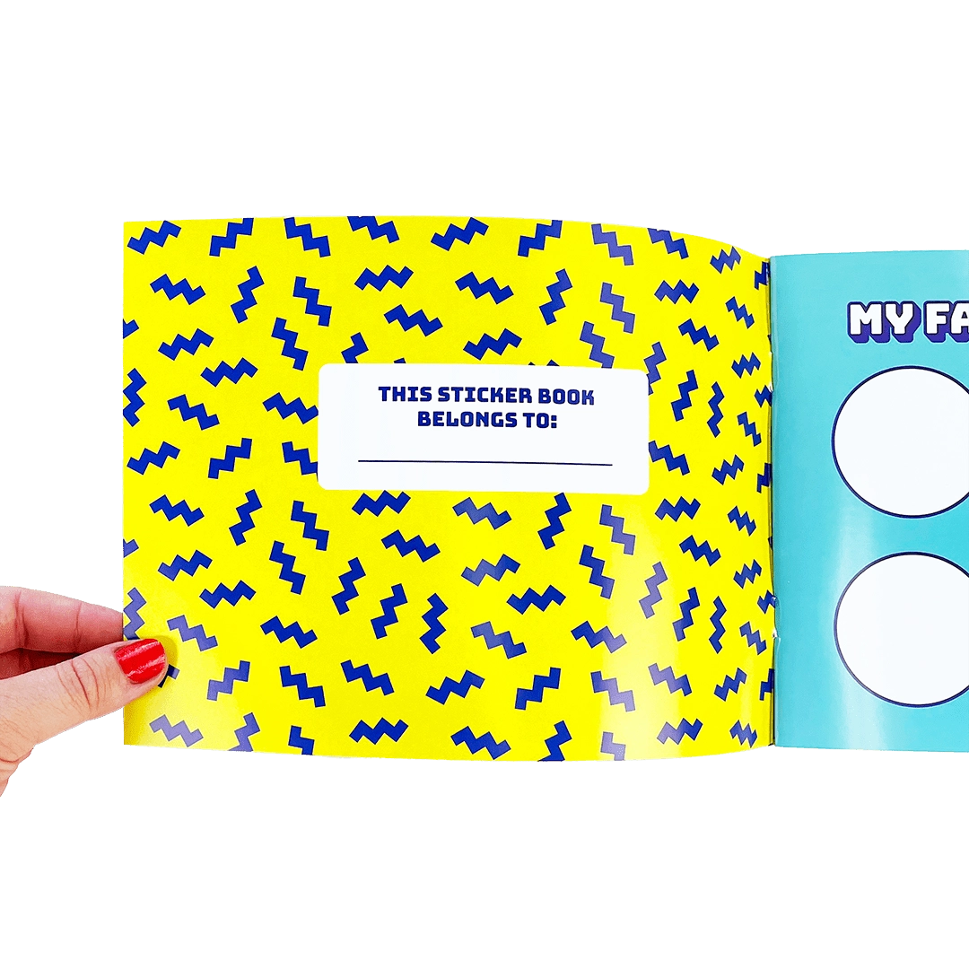Reusable Sticker Collector Book