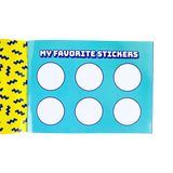 Reusable Sticker Collector Book