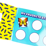 Reusable Sticker Collector Book