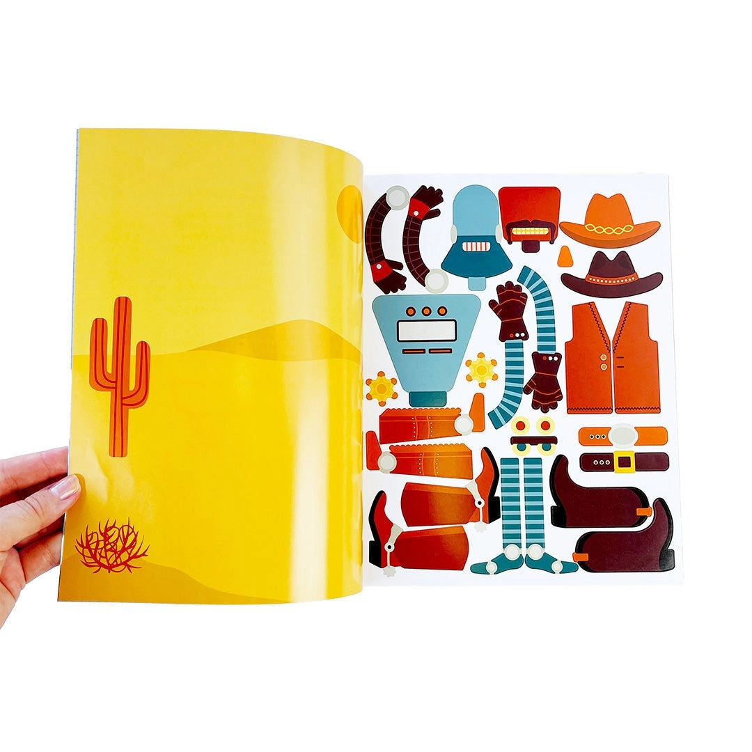 Design Your Own Stickerbots Activity Book