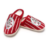 Red & Pink Strawberry Season Indoor / Outdoor Women's Cozy Slippers
