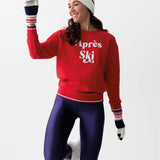 Ivory Striped Touchscreen Gloves