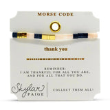 Skylar Paige, Thank You Morse Code Bracelet