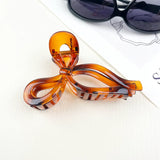 Tortoise Brown Bow Claw Hair Clip