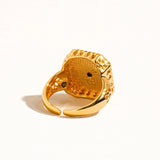 Vintage Floral Ring (Adjustable)