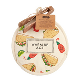 Tortilla Warmer & Tong 2pc. Set