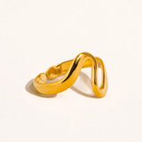 Abstract Wave Ring