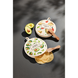 Warmin' the Bench Avocado Tortilla Warmer & Tong Set