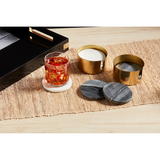 White Marble Coaster Set