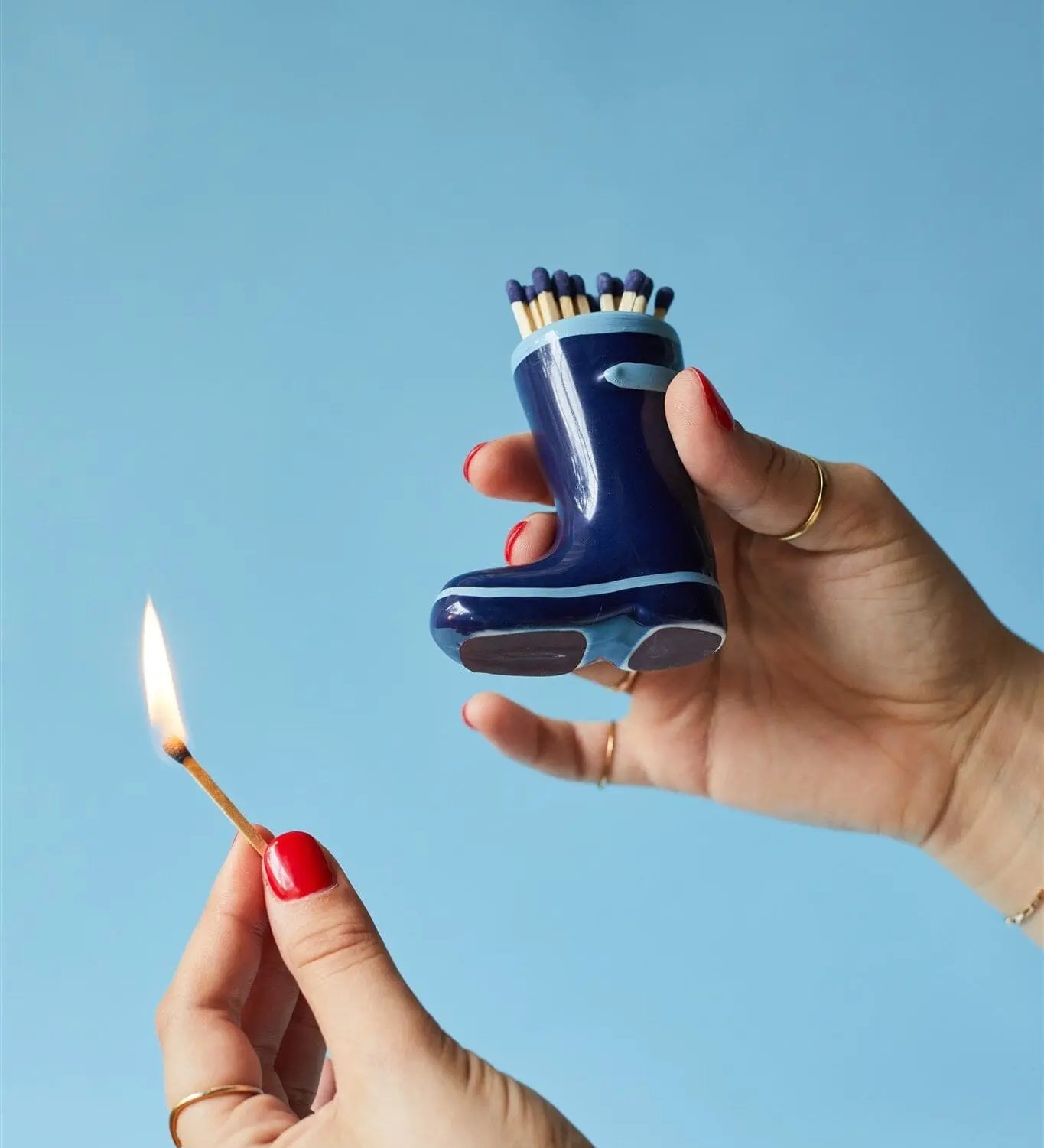 PADDYWAX Navy Blue Wellington Boot Matches