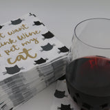 I Just Want to Drink Wine & Pet My Cat Cocktail Napkins, 20ct.