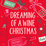 Dreaming of a Wine Christmas Cocktail Napkins, 20 ct.