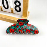 Winter Botanical Claw Hair Clip