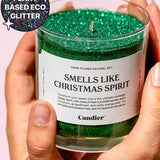 CANDIER Smells Like Christmas Spirit Candle, 9oz.