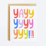 Yayyyyyy, Greeting Card